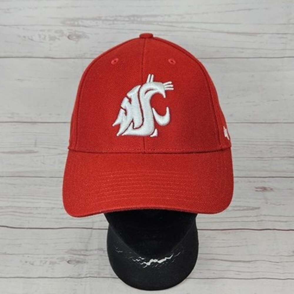Washington State Cougars Hat '47 Brand Adjustable Men's Red Crimson Cap